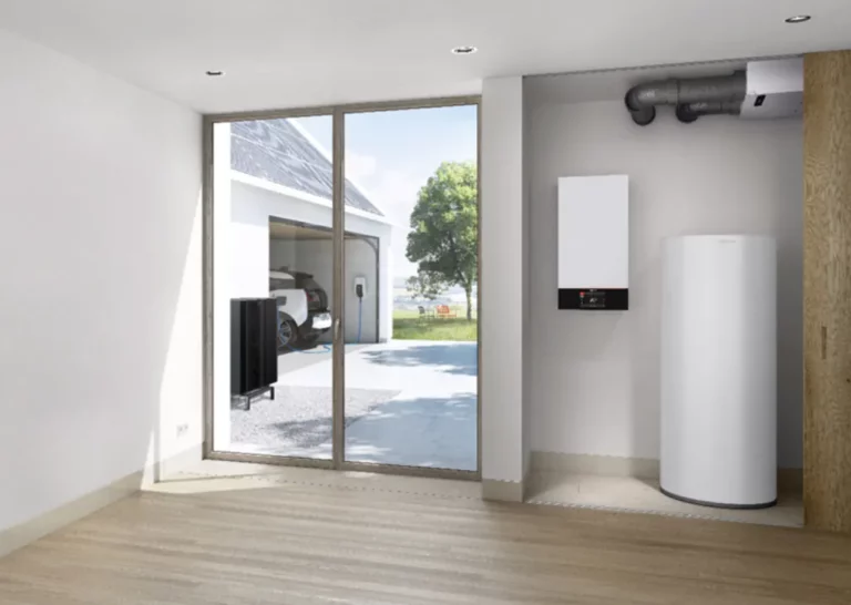 Wärmepumpe Viessmann Vitocal 250 im Haus